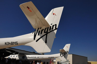 Illustration for article titled First Virgin Galactic White Knight II Photos